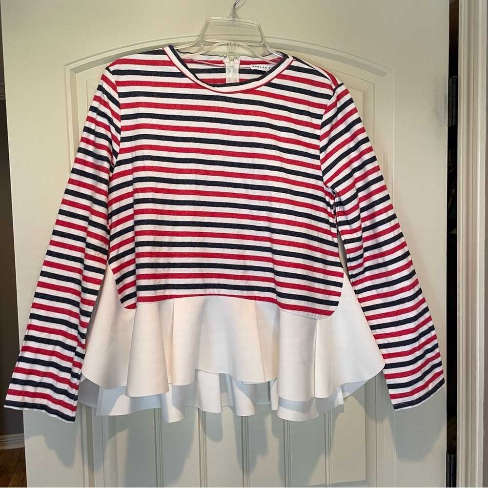 English factory striped top